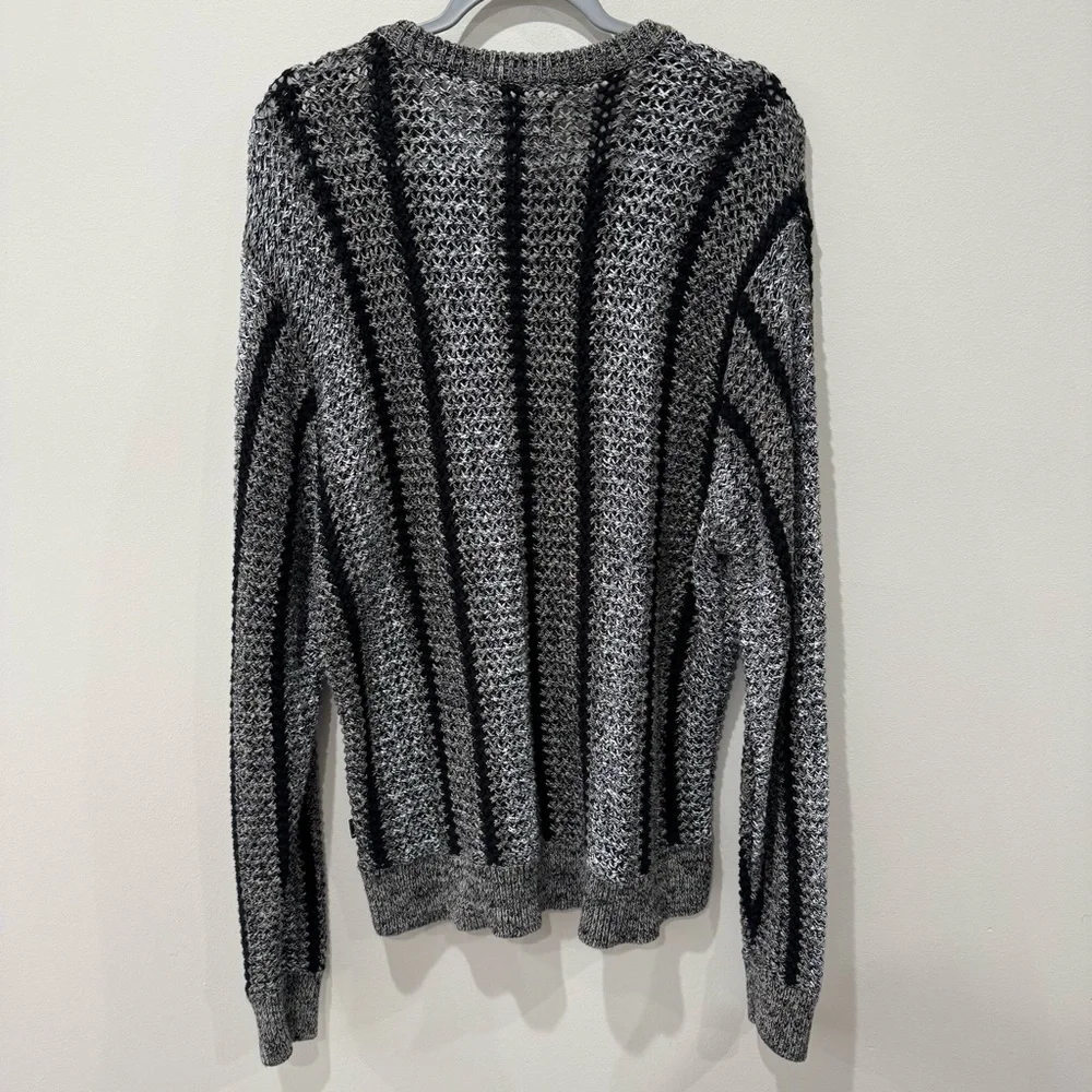 Stussy Baja Loose Gauge Sweater 'Black' Size‎ XL